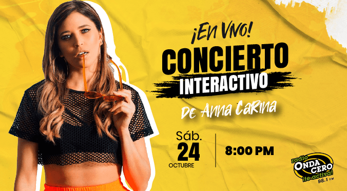 'Concierto Virtual con Anna Carina': Onda Cero anuncia el primer concierto interactivo en vivo