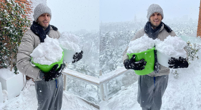 Sebastián Yatra relata cuál es su situación en Madrid: “Si necesitan ayuda para sacar la nieve, llámenme”