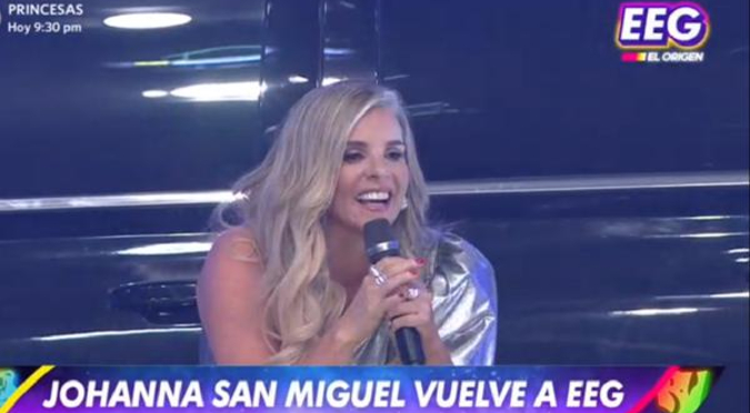Johanna San Miguel regresó a la conducción de “Esto es guerra” | VIDEO