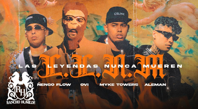 Ovi presenta su nuevo sencillo “Las Leyendas Nunca Mueren” ft. Myke Towers, Ñengo Flow y Aleman | VIDEO