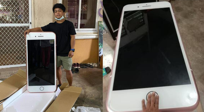 Joven compra un celular por internet y le llega una mesa: “por eso el envío fue tan caro” | FOTOS