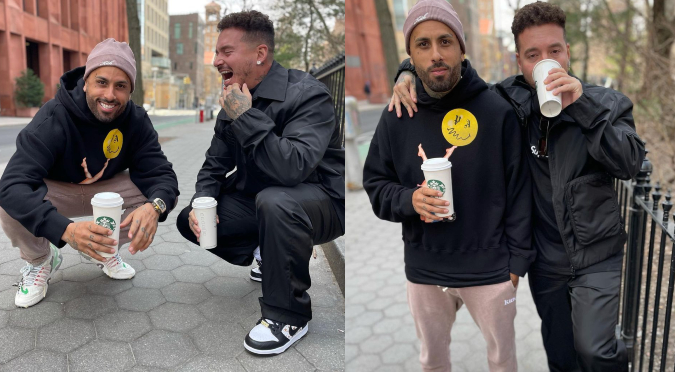 Nicky Jam y J Balvin se reencuentran y pasean por las calles de Nueva York | FOTOS