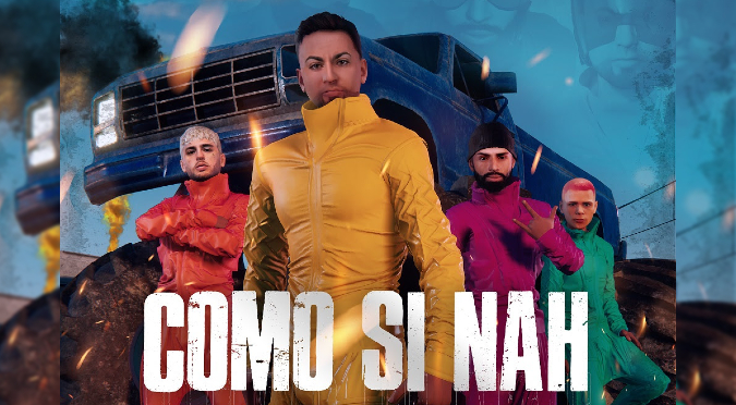 Justin Quiles presenta 'Como Si Nah' junto a Arcangel, Dalex y Kevvo | VIDEO