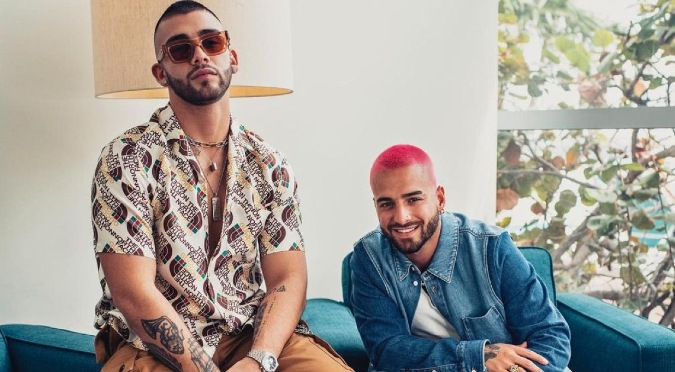 Manuel Turizo se unió a Maluma para el estreno de su nuevo tema “Amor en Coma” | VIDEO