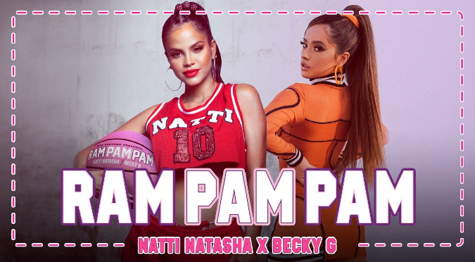 Becky G y Natti Natasha enloquecieron a todos con el estreno de 'Ram Pam Pam' | VIDEO