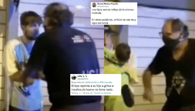 Cibernautas critican duramente a padre que cacheteó a su hijo por faltarle el respeto a la policía |VIDEO