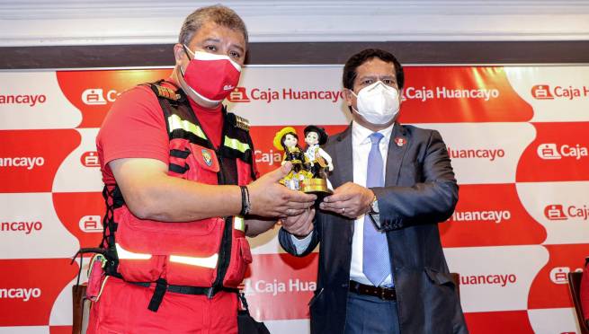 Caja Huancayo: S/ 24.9 millones serán destinados a ayudar a compañía de bomberos de Huancayo |FOTO
