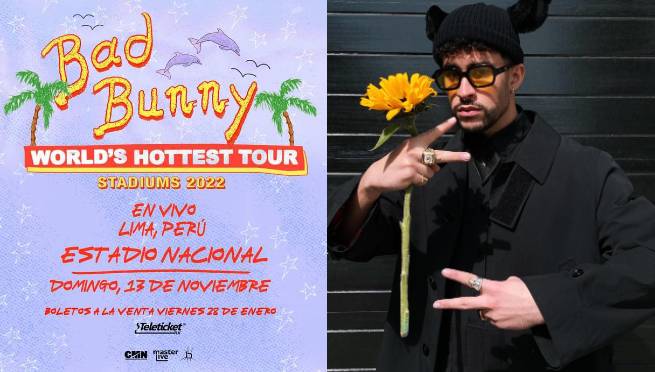 Bad Bunny en Lima 2022: conoce dónde y cómo comprar tus entradas para el concierto |FOTO