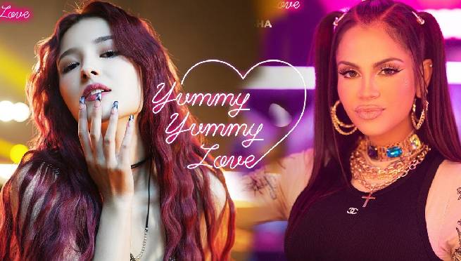 Natti Natasha se une a Momoland para la canción 'Yummy Yummy Love' |VIDEO