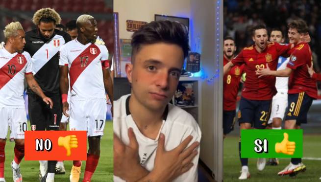 Tiktoker español asegura que ningún jugador peruano tendría lugar en su selección española |VIDEO