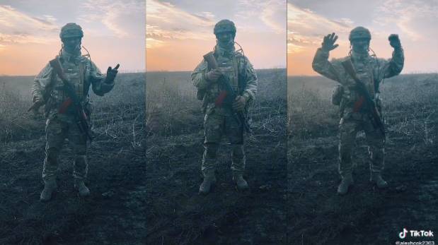TikTok: soldado ucraniano hace peculiar baile para que su hija sepa que está bien | VIDEO