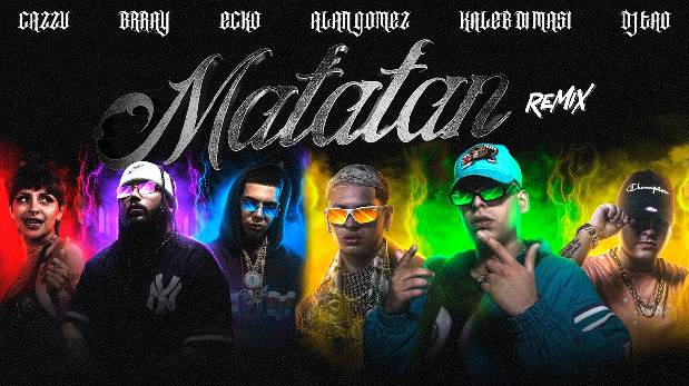 Kaleb Di Masi se une a Cazzu y a Alan Gomez en 'Matatan Remix' | VIDEO