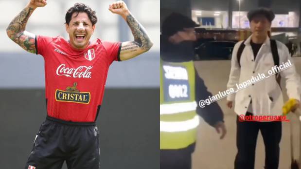 Gianluca Lapadula tiene noble gesto con hinchas peruanos antes de partir a Perú | VIDEO