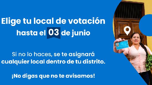 ETLV: ¿Qué sucederá si un ciudadano no elige un local de votación hasta el 3 de junio? | VIDEO