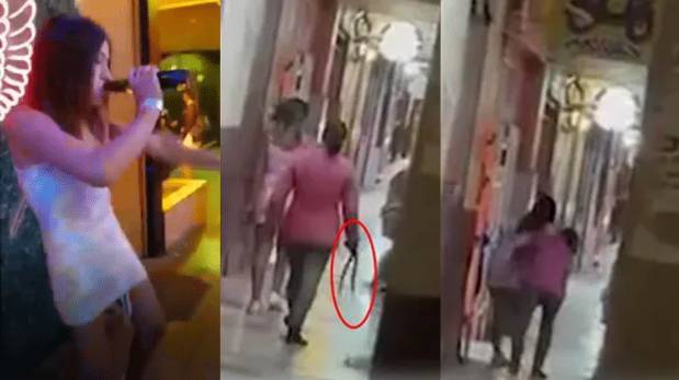 Mamá saca a correazos a su hija de una discoteca por salir sin su permiso | VIDEO