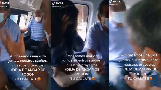 Hombre encuentra a su esposa con su amante en una combi: 'Empezamos una vida juntos' | VIDEO