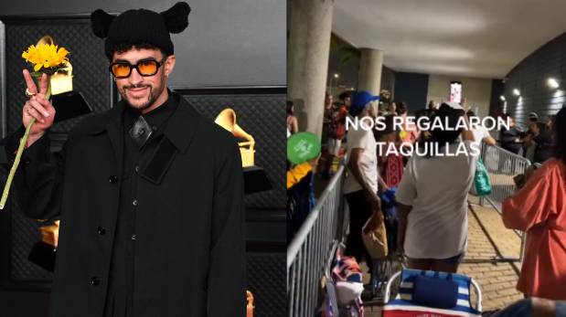 Bad Bunny regala entradas para sus fans que hicieron cola desde temprano | VIDEO