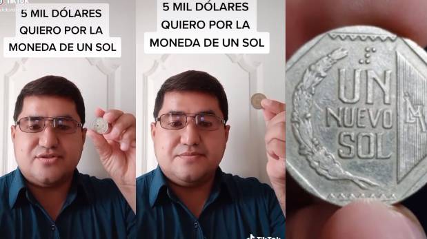 TikTok: hombre pide 5 mil dólares a cambio de su moneda de 1 sol | VIDEO