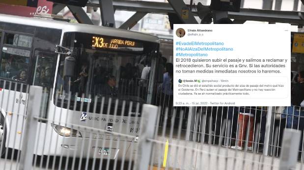Metropolitano: usuarios se indignan por el aumento de la tarifa | FOTO