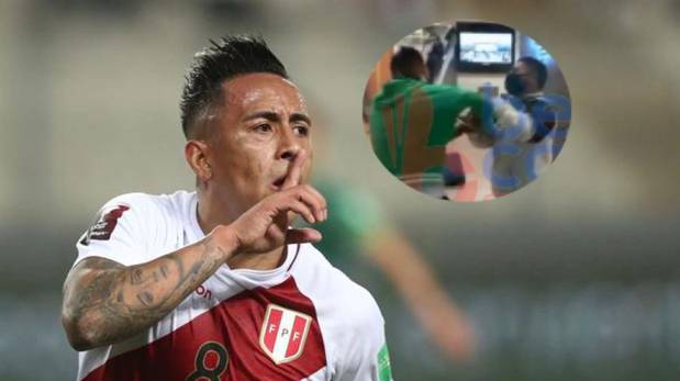 Christian Cueva protagoniza gresca con seguridad que le reclamó: 'Cuando quieres haces goles' | VIDEO