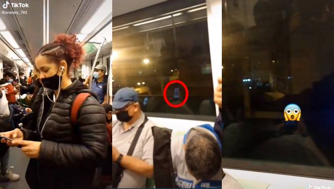 TikTok: captan a señor viendo contenido para adultos en pleno Tren de Lima | VIDEO