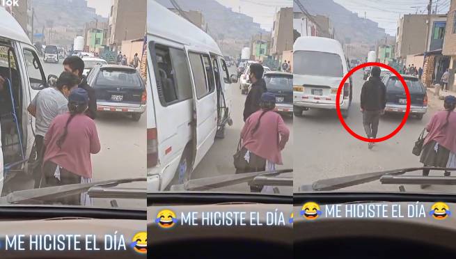 TikTok: cobrador hace el ridículo cuando combi avanzó sin él | VIDEO