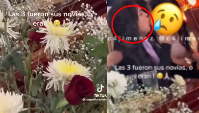 Joven fallece y sus 3 exnovias se encuentran en su funeral | VIDEO