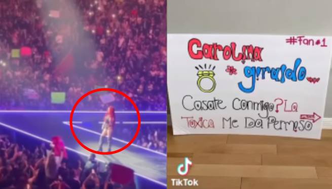 Fanático le pide matrimonio a Karol G y su respuesta sorprendió a todos | VIDEO