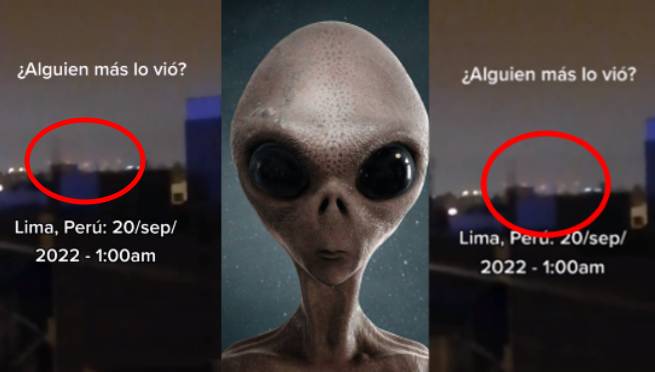 Ovnis en Lima: usuario capta supuesto avistamiento extraterrestre por la noche | VIDEO