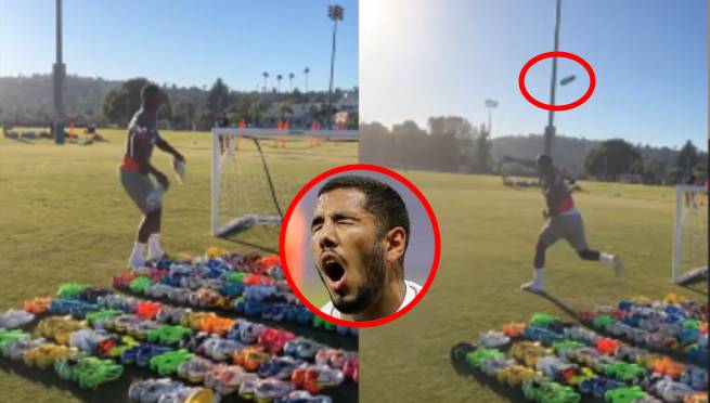 Luis Advincula le hace cruel broma a Sergio Peña en el entrenamiento | VIDEO