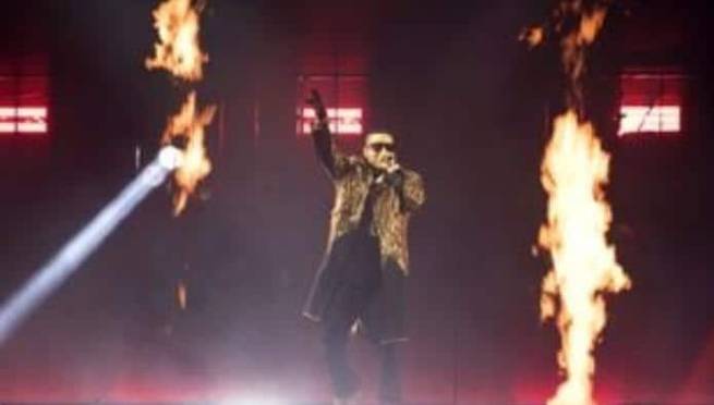 Daddy Yankee: se prendió fuego en el techo del escenario durante su concierto en Argentina | VIDEO
