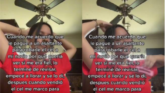 Joven contrata a ratero para robarle el celular a su novio y descubrir si la engañaba | VIDEO