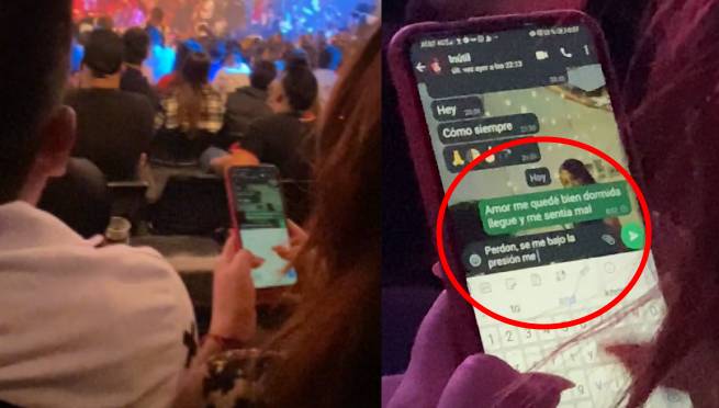 Joven le miente a su novio que iba a dormir, pero estaba en un concierto | VIDEO