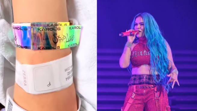 ¡Una locura! Fanática da a luz en pleno concierto de Karol G | VIDEO