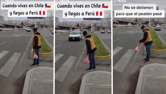 Venezolano graba polémico video sobre los conductores peruanos: 'No se detienen para que el peatón pasé' | VIDEO