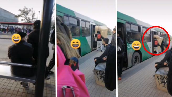 ¡Un genio! Hombre decide llevar su lujoso sofá en bus para ahorrarse el taxi | VIDEO