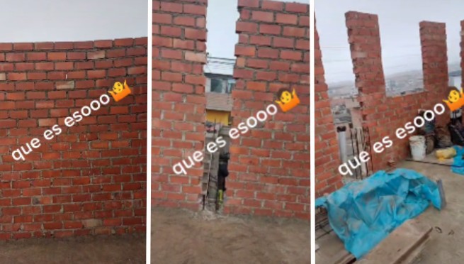 Peruanos construyen el segundo piso de su casa, pero olvidan las columnas: 