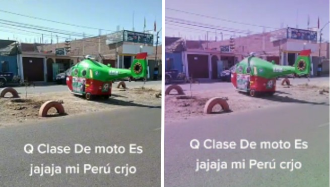 ¡Directo a la Nasa! Peruano convirtió su mototaxi en helicóptero y causa sensación en redes | VIDEO