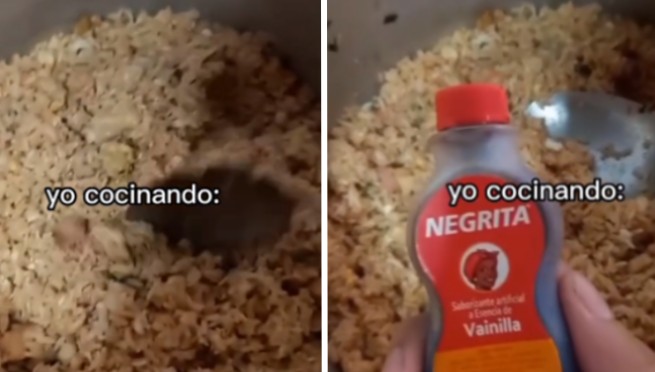 Intenta preparar arroz chaufa, pero comete un grave error y es troleado: 'Le falta azúcar' | VIDEO