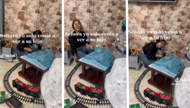 Visita la casa de su enamorado, pero sus suegros le piden que arme el nacimiento por navidad | VIDEO