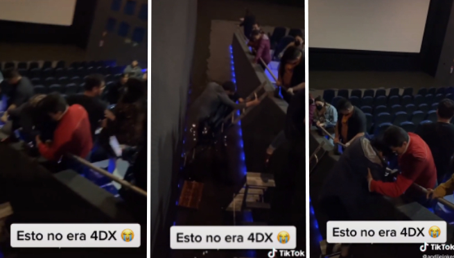 Van a ver una película en 4D, pero la sala termina inundada de agua: 'Cada día es más realista el cine' | VIDEO