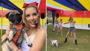 Brenda Carvalho sorprende con show en la fiesta de cumpleaños de un perrito | VIDEO