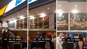 Peruano muestra las peculiares pantallas de un restaurante de comida rápida: 'Así son los Bembos coneros' | VIDEO