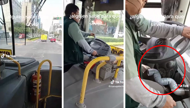 Chofer sorprende por instalar curiosa modificación para tener ventilación en bus: 