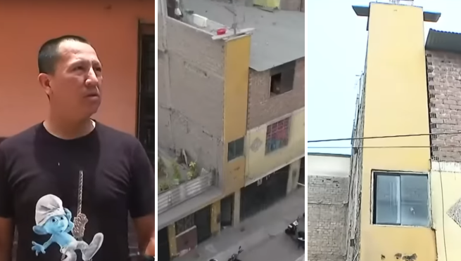 Peruano tiene una casa de 1.2 metros de ancho, pero afirma que es 'más grande de lo que parece' | VIDEO