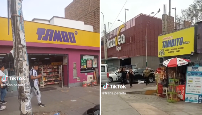 Emprendedor peruano sorprende al poner su propio 'Tambito' frente a un 'Tambo' | VIDEO