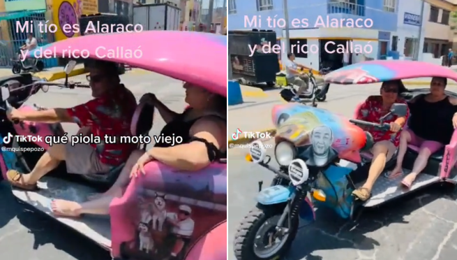 Peruano modifica su auto de una manera peculiar y confunde a los usuarios: '¿Es moto o escarabajo?' | VIDEO