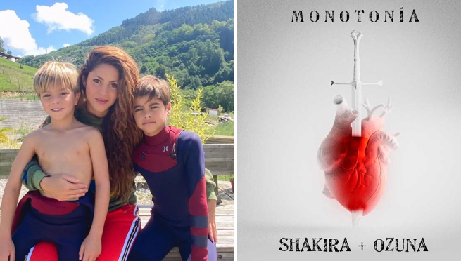 Shakira reveló que su hijo Sasha diseñó la portada de 'Monotonía' en su iPad | VIDEO