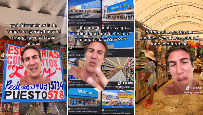 Norteamericano es viral por comparar a vendedores de su país y Perú: 'Llego triste y me voy contento' | VIDEO