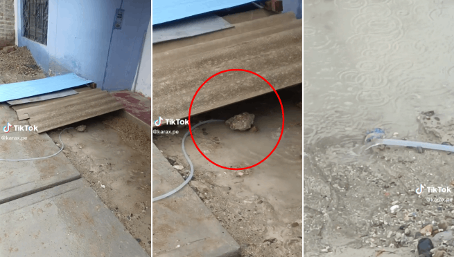 ¡Lo busca la NASA! Peruano revela curioso truco para evitar que su casa se inunde por lluvias | VIDEO